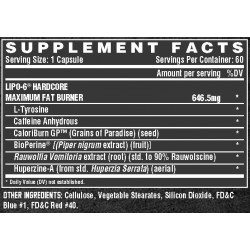 Lipo 6 Hardcore Fat Burner Nutrex Lipo 6 Hardcore Fat Burner Nutrex